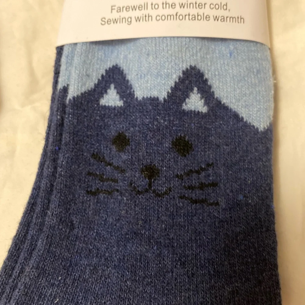 CAT SOCKS in FIVE COLORS!!!